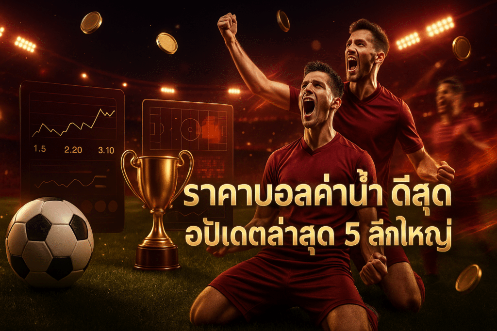 ราคาบอล ค่าน้ำ ดีสุด