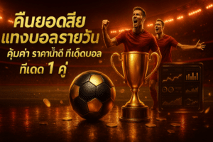 คืนยอดเสีย แทงบอล รายวัน